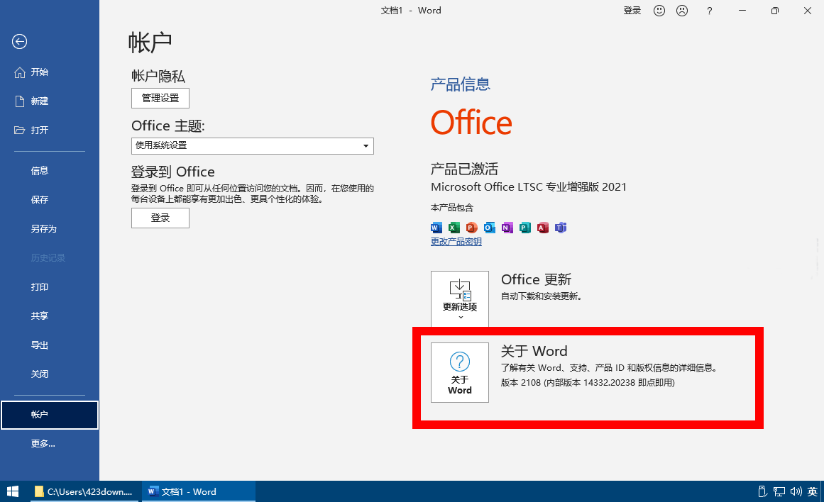 Office2021专业增强版完整版